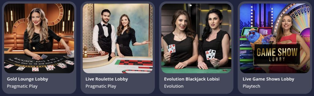 CasinoMaxi canlı oyunlarının önizlemesi
