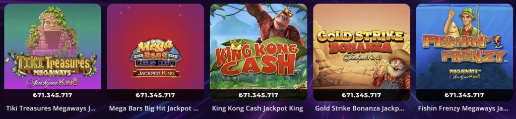 CasinoMaxi slotlarının önizlemesi
